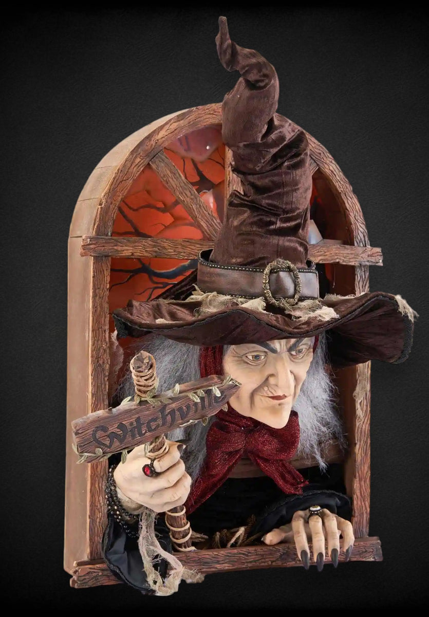 Which Way to Witchville Wall Piece - Katherine's Collection – Classy  Halloween