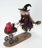 Witch, Figurine, Baby, Black Cat, Witches, Katherine's, Collection, Halloween, Unique, Decor
