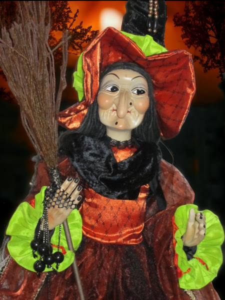 Aggie the Hag Whimsical Witch Doll
