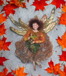 Autumn, fairy, whimsical, doll, halloween, winward, fall, decorations, unique, gift 