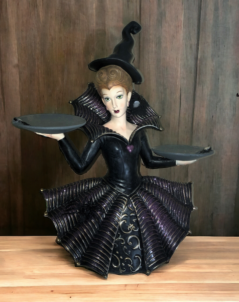 Cupcake holder, halloween, decorations, high-end, woman, witch, witches, glamorous, magic, kitchen, display 