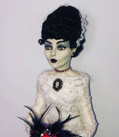 Bride Of Frankenstein 32" Doll - Katherine's Collection Halloween Unique Decorations 
