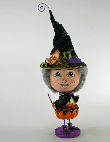 Pumpkin Patch Witch Candy Container - Katherine's Collection