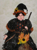 Witch doll Autumn Thanksgiving Halloween Cute Witches 