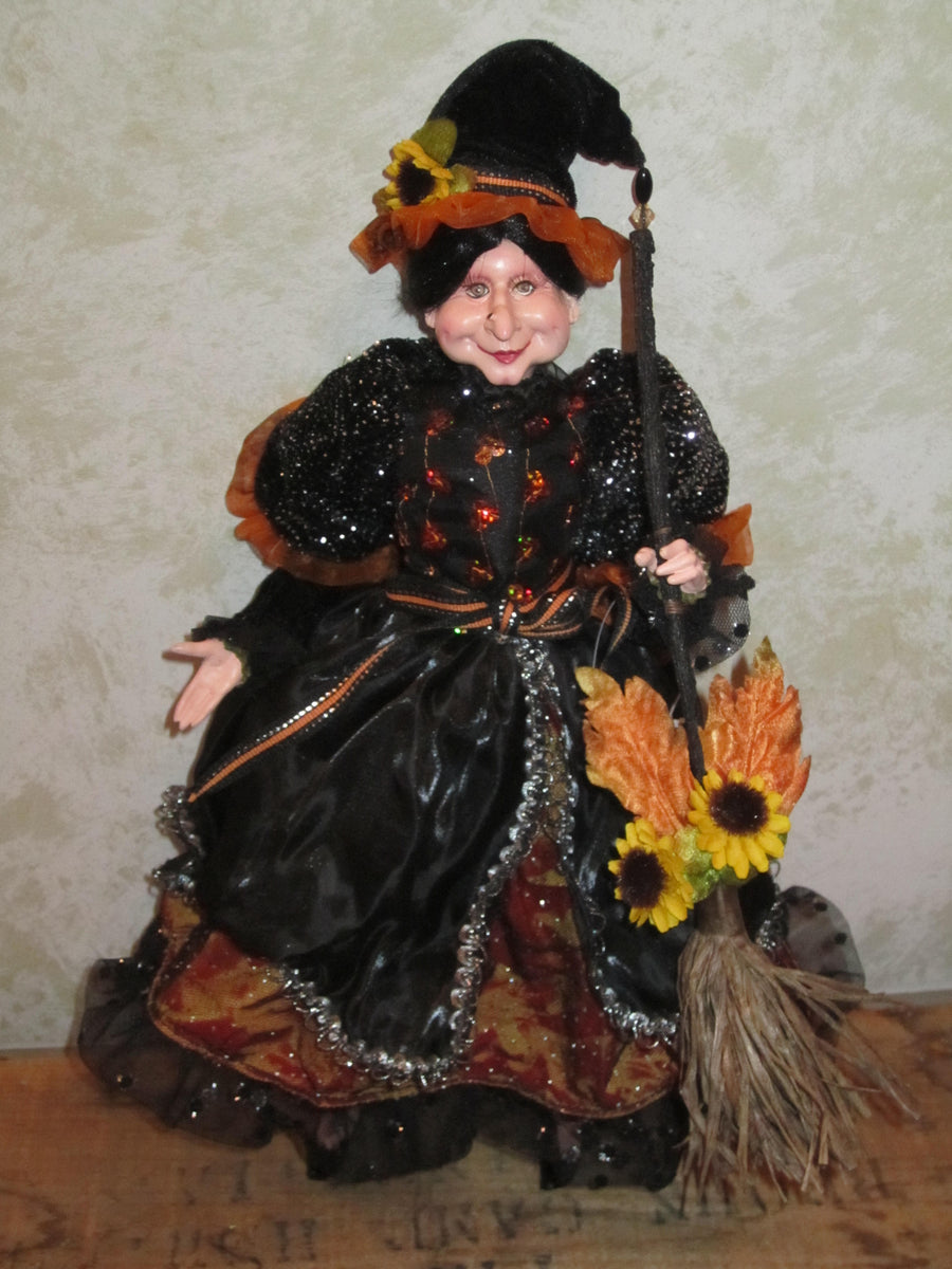 Autumn Witch Whimsical Doll - Halloween – Classy Halloween