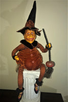 Witchy Gourd Doll - Whimsical Halloween