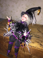 Tilda Toadspell Whimsical Witch Doll
