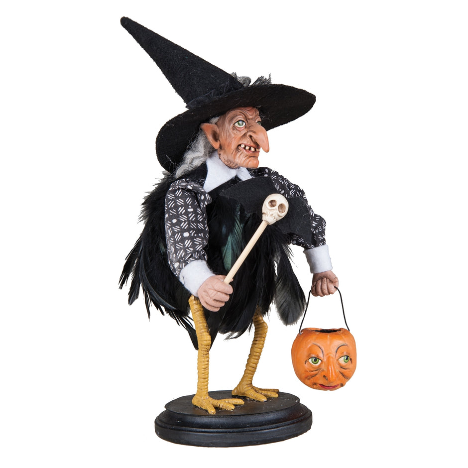 Stella the Crow Witch - Whimsical Doll – Classy Halloween